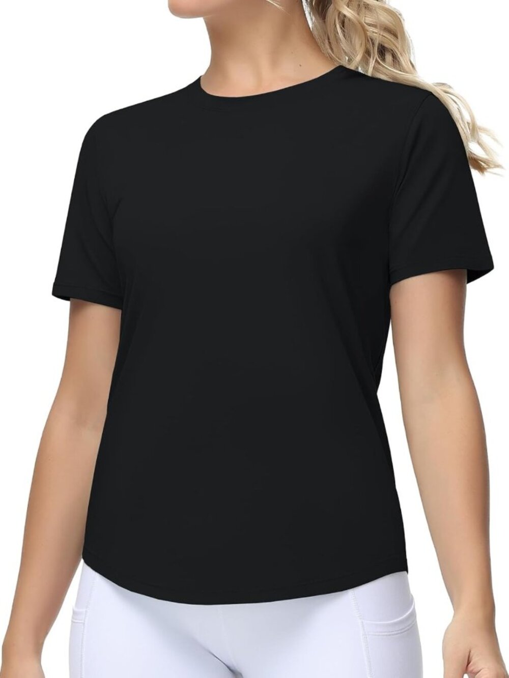 Breathable Soft Athletic Workout T-Shirts for Women | Gym & Fitness Tee Tops